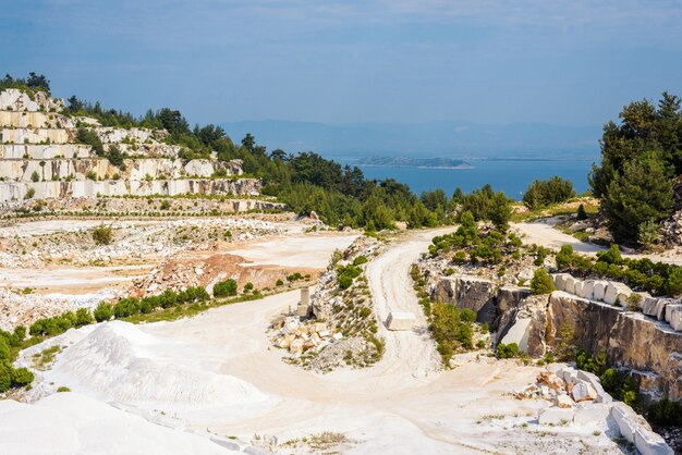 Cava di marmo a Thassos