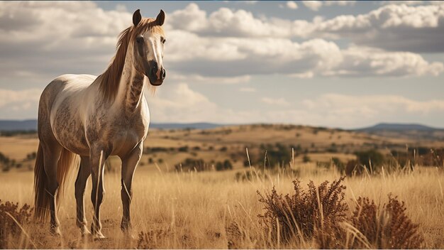 Cavallo in campo