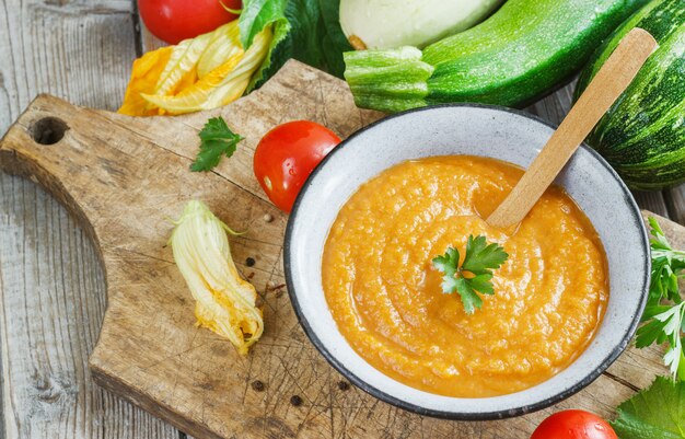 Caviale di zucca con concentrato di pomodoro e aglio