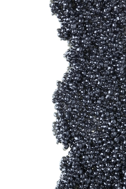 Caviale nero da vicino, può essere utilizzato come sfondo