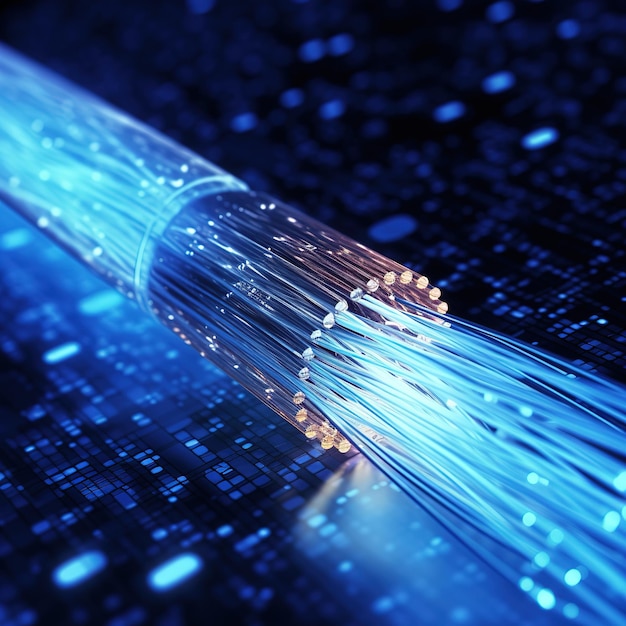 cavo in fibra ottica digitale con trasferimento dati ad alta velocità nei cavi