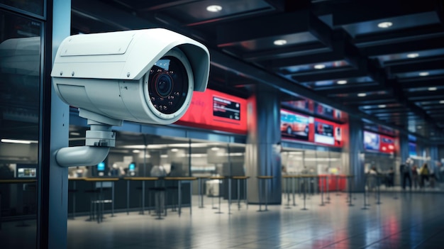 CCTV in loco Camera di sicurezza dell'aeroporto