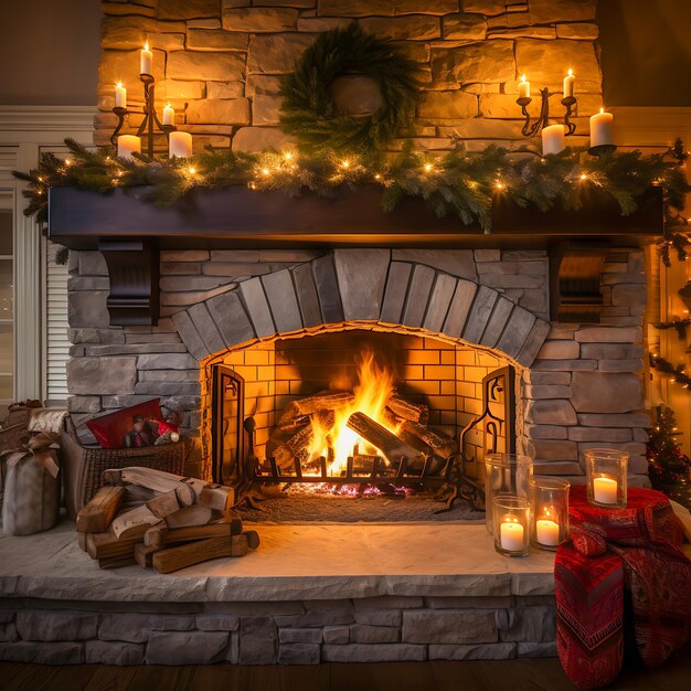 Celebra la decorazione festiva del Natale e la gioia delle vacanze nel paese delle meraviglie invernali Buon anno nuovo