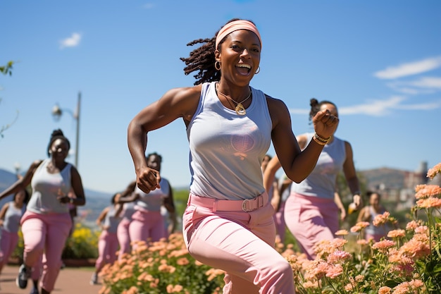 Celebrare la positività del corpo attraverso diverse forme di fitness e salute in fotografie accattivanti