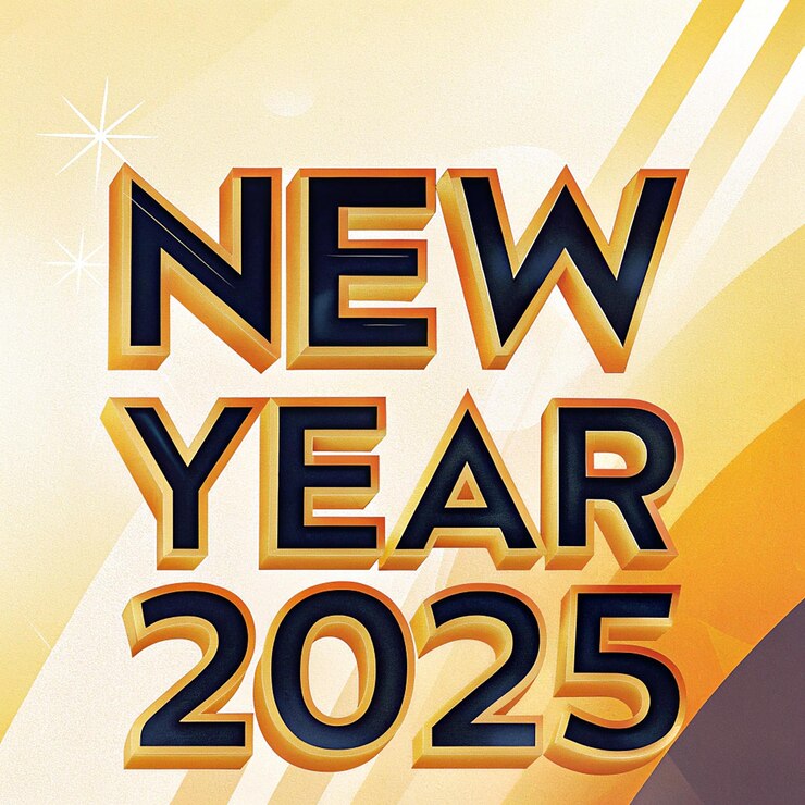 Photo celebrating 2025 new years eve festivities with fireworks