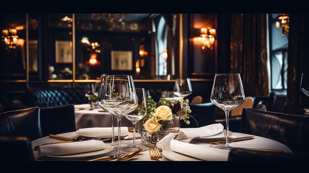 Celebrazione del Capodanno in un ristorante con un tocco di classe