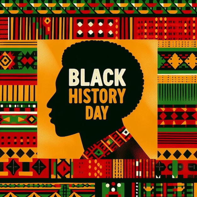 Celebrazione dell'immagine del Black History Month Banner del Black History Month Poster del Black History Month