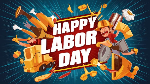 Celebrazione della Festa del Lavoro _Ai generato