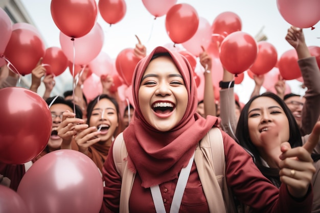 Celebrazione della festa dell'indipendenza indonesiana