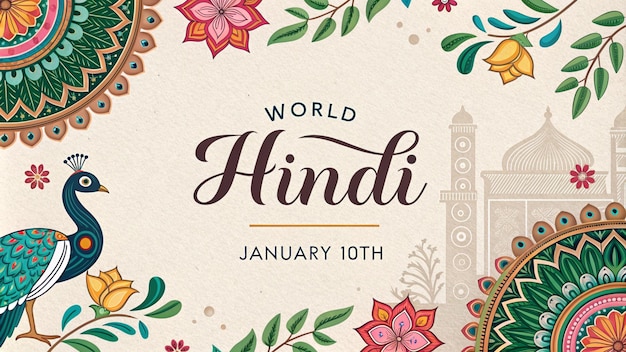 Celebrazione della portata globale dell'hindi World Hindi Day 2025