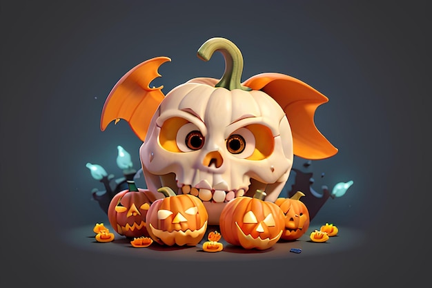 Celebrazione di Halloween 3d Halloween Halloween sfondo Halloween personaggio di Halloween