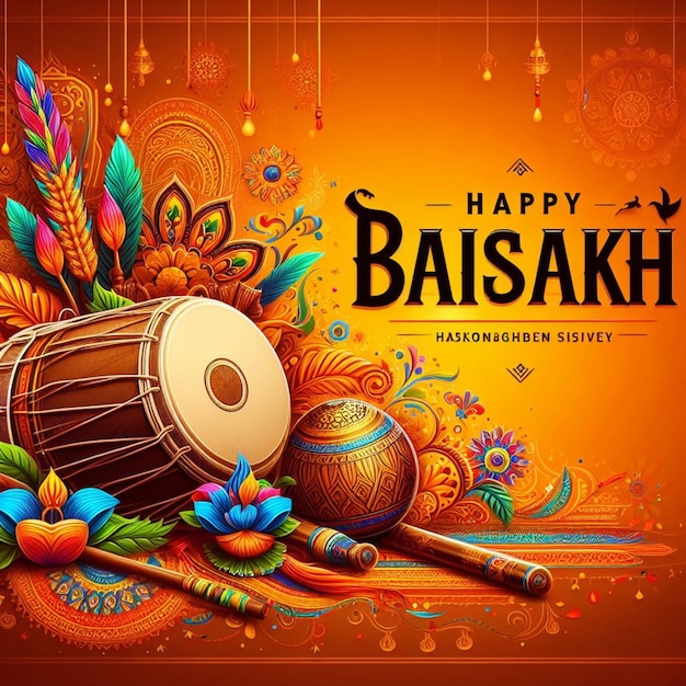 Celebrazione di Happy Baisakhi per i social media