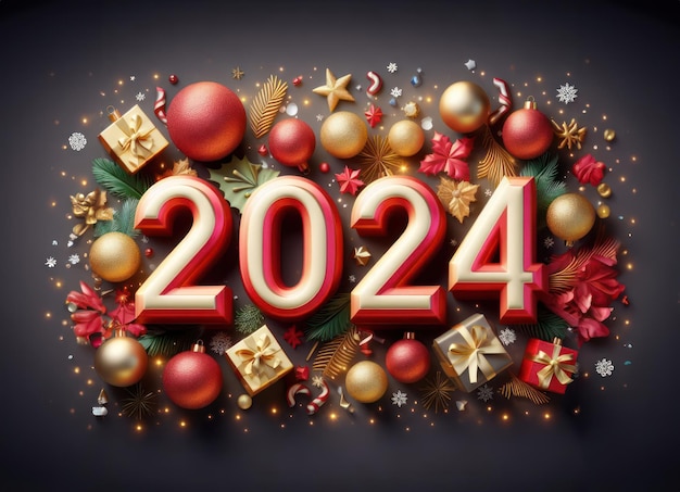 Celebrazione festiva del nuovo anno del prossimo 2024