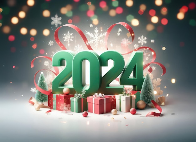 Celebrazione festiva del nuovo anno del prossimo 2024