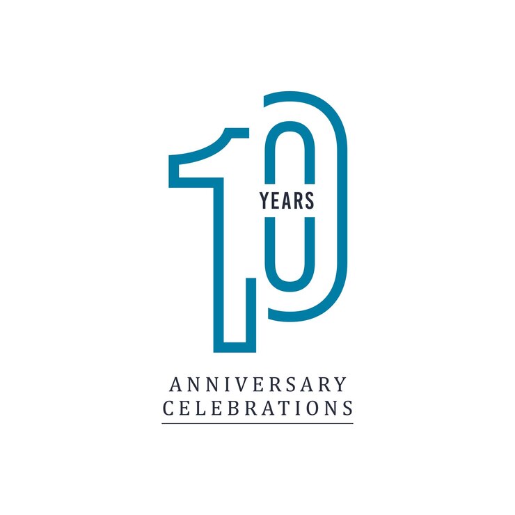 celebrazioni anniversario Logo Collezioni Template
