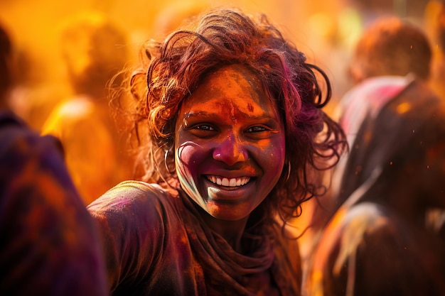Celebrazioni del festival Holi a Nandgaon India Ogni stato indiano celebra Holi in modo diverso Festival dei colori in India