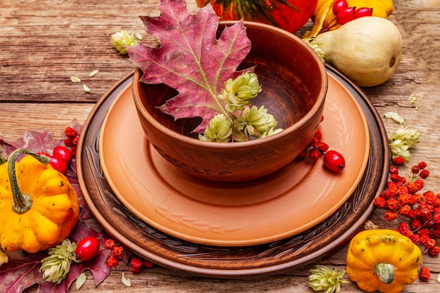 Cena autunnale e del ringraziamento