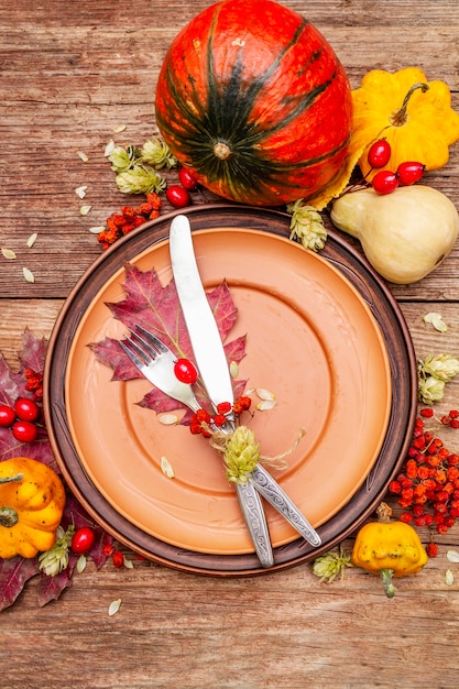 Cena autunnale e del ringraziamento