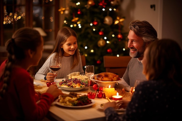 Cena di Natale che scalda il cuore