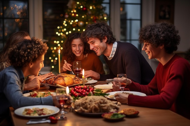 Cena di Natale che scalda il cuore