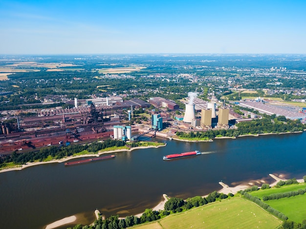 Centrale elettrica a Duisburg in Germania