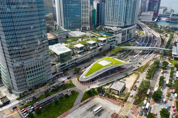 Centrale, Hong Kong-1° novembre 2018: Quartiere degli affari di Hong Kong