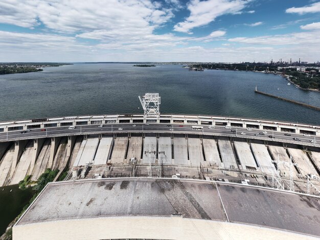 Centrale idroelettrica di Dnieper a Zaporozhye