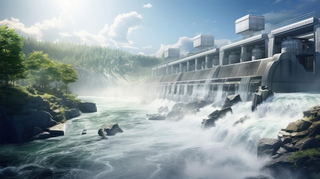 Centrale idroelettrica Rushing River