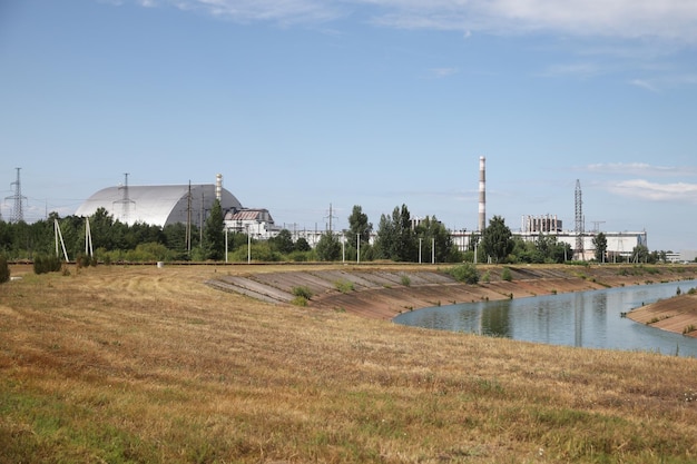 Centrale nucleare di Chernobyl nella zona di esclusione di Chernobyl in Ucraina