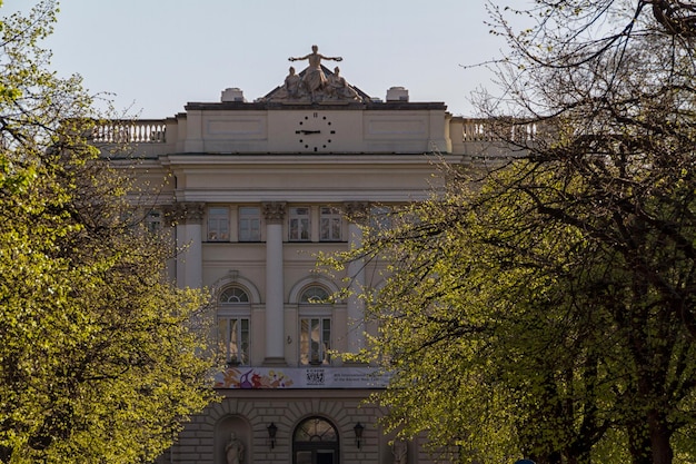 Centro città di Varsavia Polonia