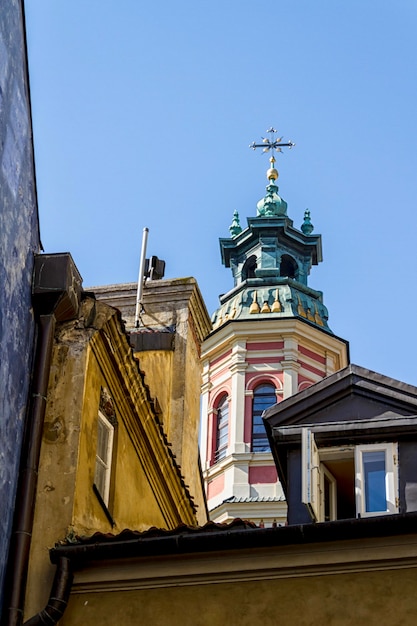 Centro città di Varsavia Polonia