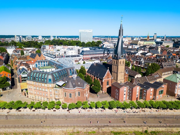 Centro storico di Aldstadt a Dusseldorf