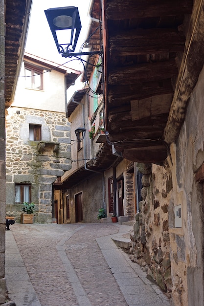 Centro storico di Miranda del Castanar; Riserva Naturale della Sierra de Francia; provincia di Salamanca; Castiglia León; Spagna