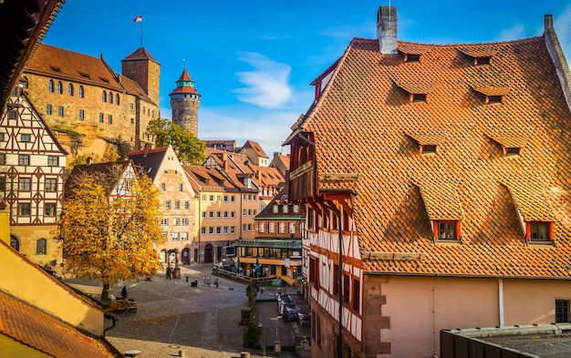 Centro storico di Norimberga in Germania