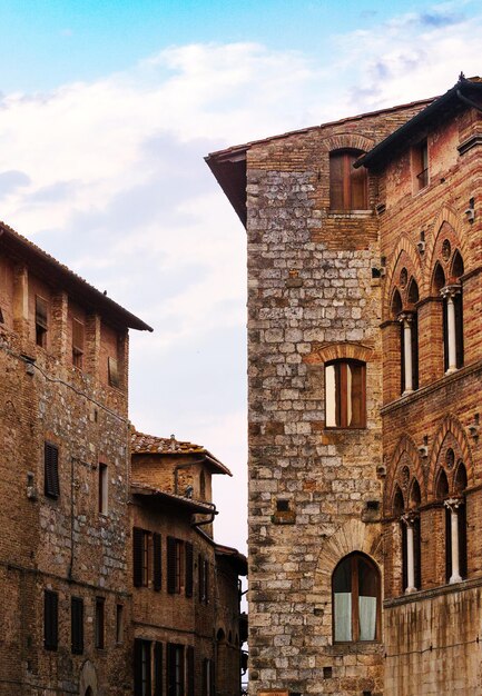 Centro storico di San Gimignano in provincia di Siena. Toscana, Italia