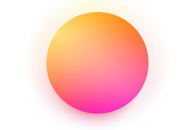 Cerchio granulato sfera gradiente aura pesca rosa