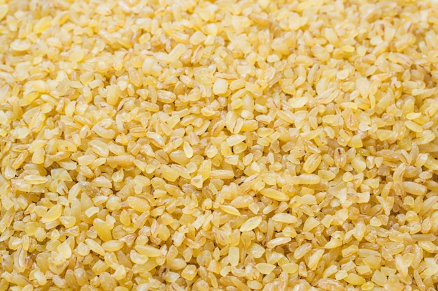 Cereali crudi asciutti turchi tradizionali del bulgur.