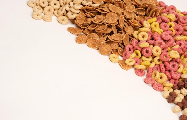 Cereali vari per la colazione veloce