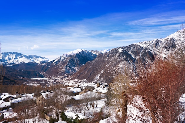 Cerler in Pirenei di Huesca in Spagna