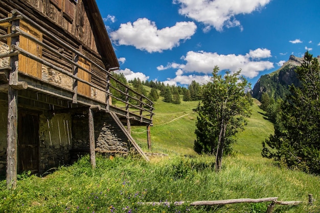 Chalmettes ceillac in qeyras nelle hautes alpes in francia