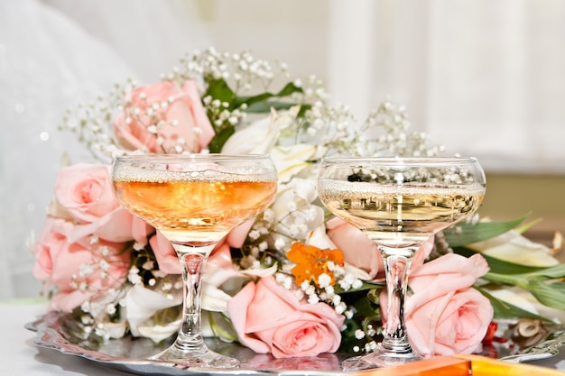 Champagne al matrimonio