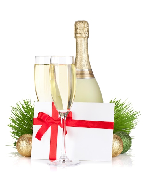 Champagne e lettera regalo