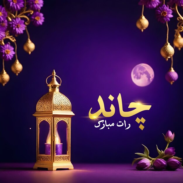 Chand Raat Chand Raat Mubarak Eid Mubarak design