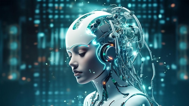 chat gpt artificial intelligence chat bot by open ai it can assist with tasks provide information robot in front digital computer generative ai