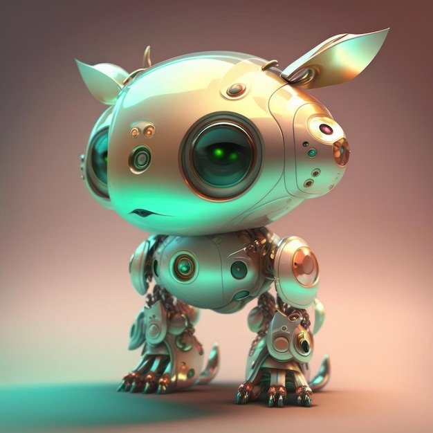 Chat GPT Simpatico personaggio mascotte robot