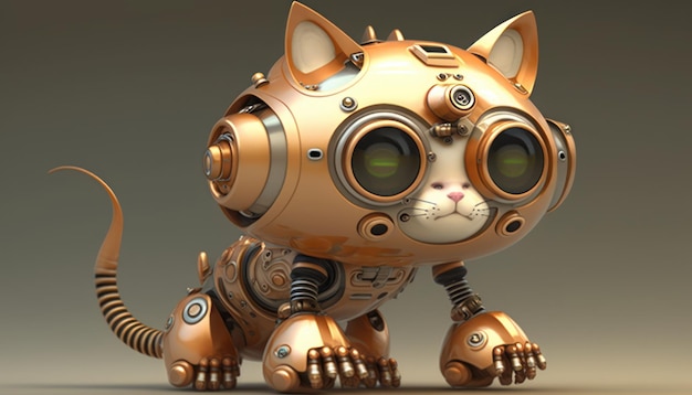 Chat GPT Simpatico personaggio mascotte robot