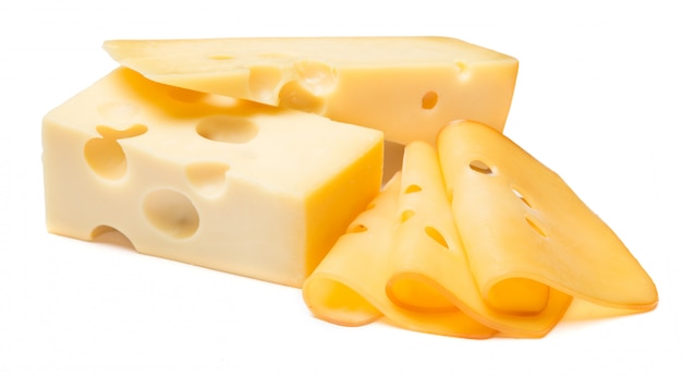 Cheddar sulla parete bianca