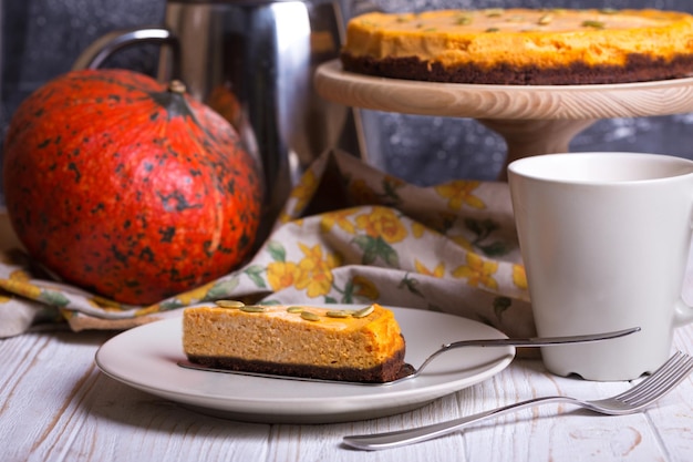 Cheesecake alla zucca appetitosa