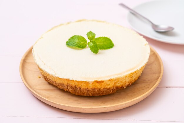 Cheesecake fatta in casa alla menta