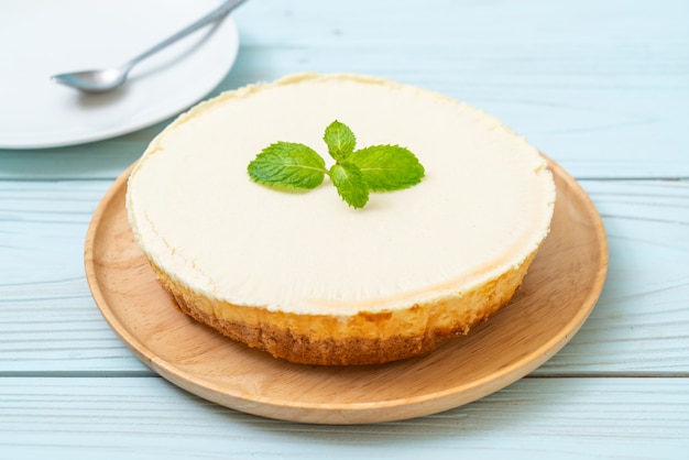 Cheesecake fatta in casa alla menta